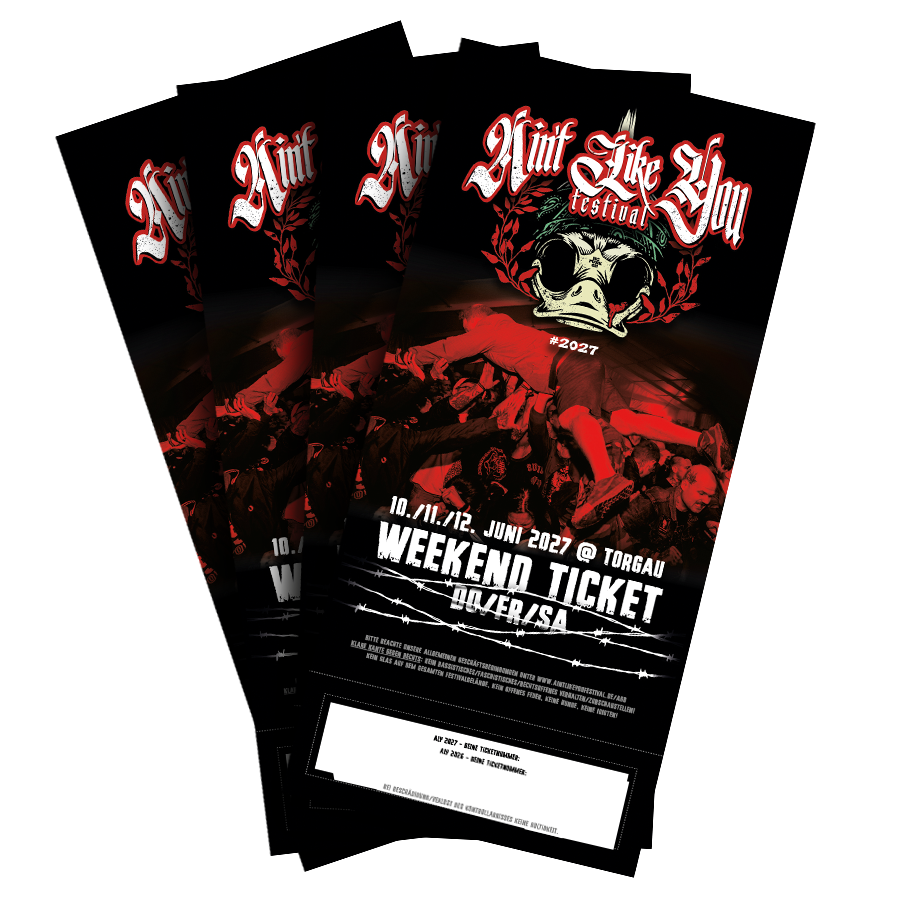 Weekend Ticket 2027 (Do-Sa) - Hardticket