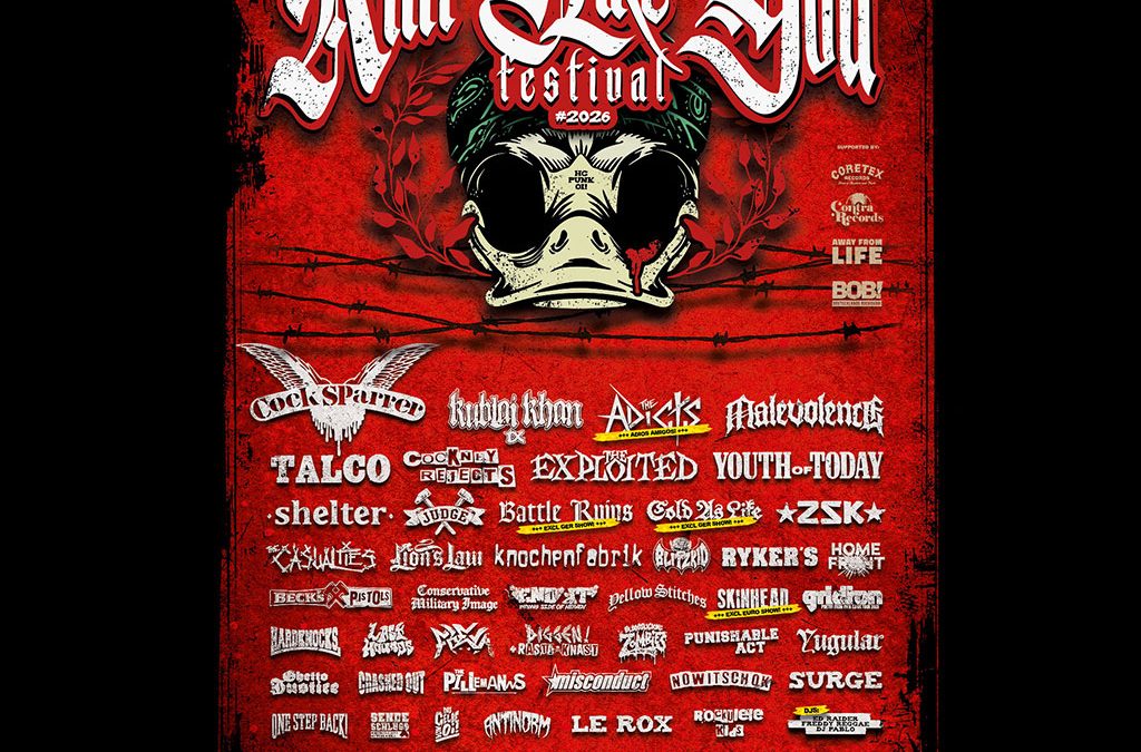 Finaler Flyer für das AIN’T LIKE YOU FESTIVAL #2026